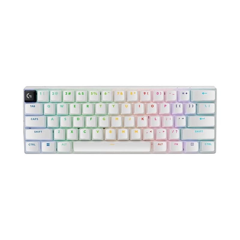 Imagem do produto Teclado Mecânico Gamer sem fio Logitech G Pro X 60 Lightspeed Switch Brown Tactile - Branco em Magazine Luiza